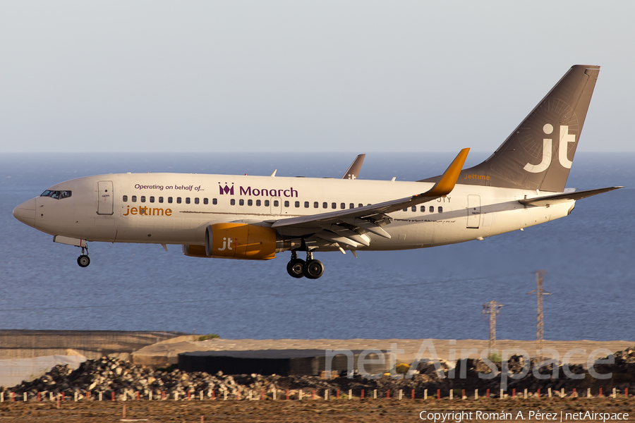 Jet Time Boeing 737-7Q8 (OY-JTY) | Photo 282386