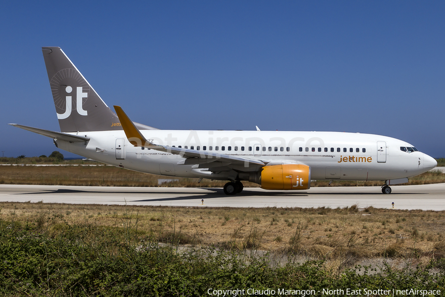 Jet Time Boeing 737-73S (OY-JTZ) | Photo 97389