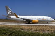 Jet Time Boeing 737-73S (OY-JTZ) at  Rhodes, Greece