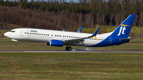 Jettime Boeing 737-8KN (OY-JYA) at  Billund, Denmark