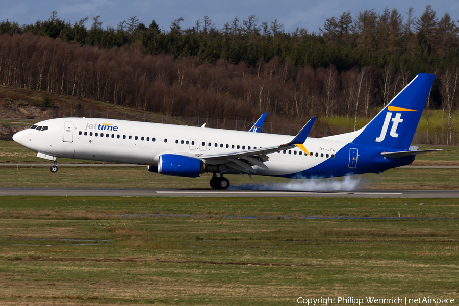 Jettime Boeing 737-8KN (OY-JYA) | Photo 620054