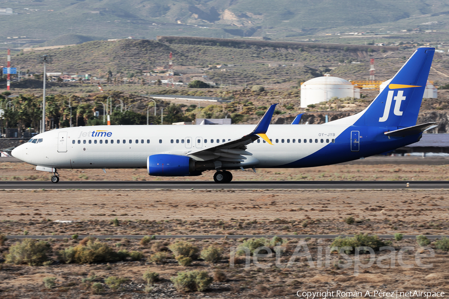 Jettime Boeing 737-8KN (OY-JYB) | Photo 607101