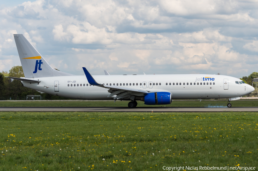 Jet Time Boeing 737-83N (OY-JZI) | Photo 315894