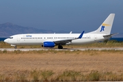 Jet Time Boeing 737-83N (OY-JZI) at  Rhodes, Greece