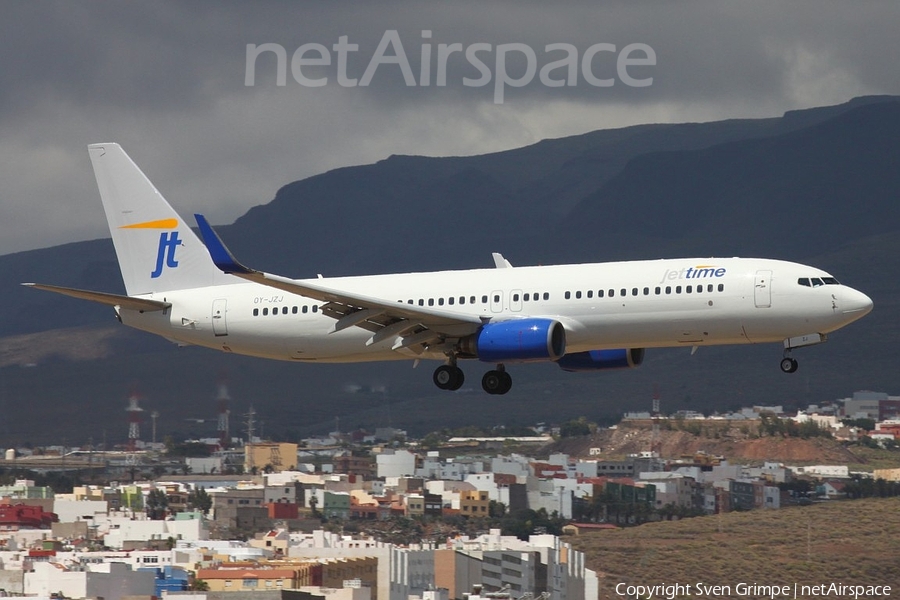 Jet Time Boeing 737-82R (OY-JZJ) | Photo 313997