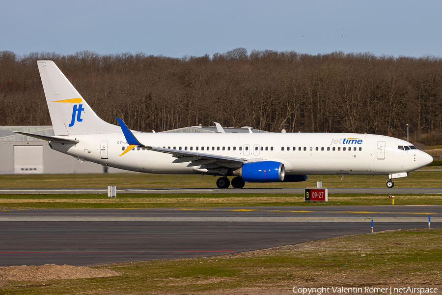 Jet Time Boeing 737-86Q (OY-JZK) | Photo 616133
