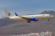 Jet Time Boeing 737-86Q (OY-JZK) at  Gran Canaria, Spain