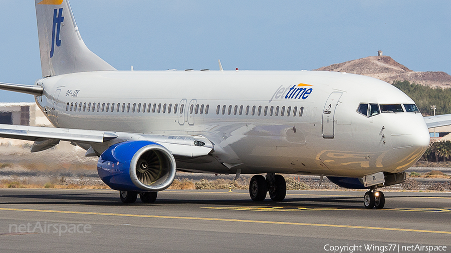 Jet Time Boeing 737-86Q (OY-JZK) | Photo 369423