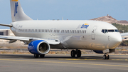Jet Time Boeing 737-86Q (OY-JZK) at  Gran Canaria, Spain