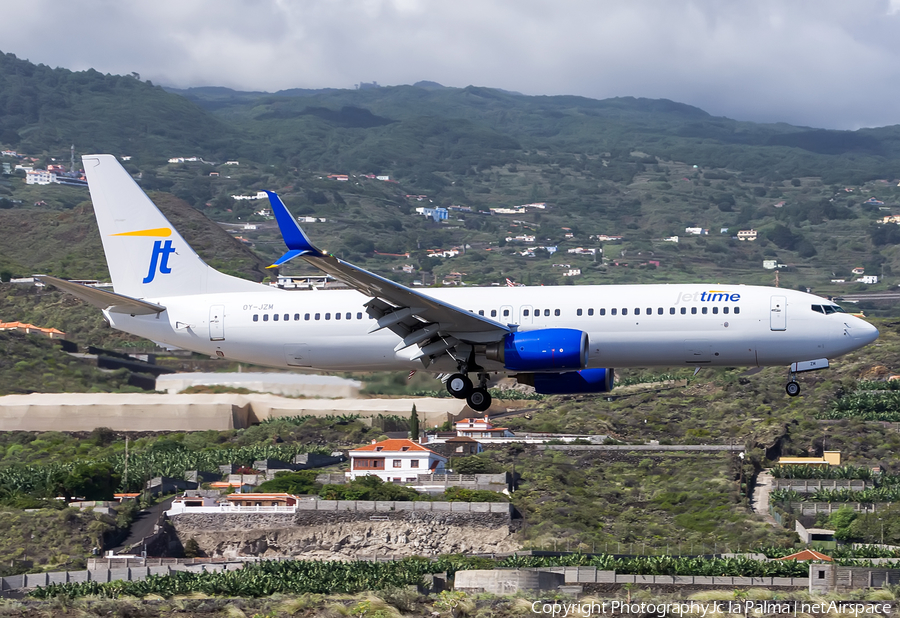 Jet Time Boeing 737-8K5 (OY-JZM) | Photo 530993