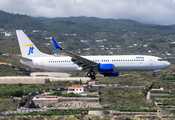 Jet Time Boeing 737-8K5 (OY-JZM) at  La Palma (Santa Cruz de La Palma), Spain