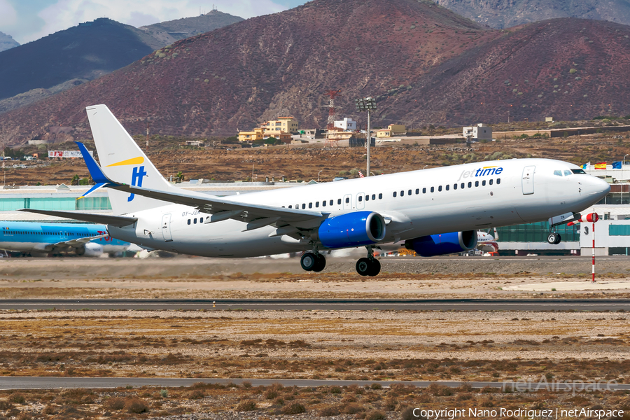 Jet Time Boeing 737-8K5 (OY-JZM) | Photo 475409