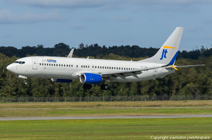 Jet Time Boeing 737-8K5 (OY-JZN) | Photo 586571