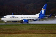 Jet Time Boeing 737-8U3 (OY-JZO) at  Billund, Denmark