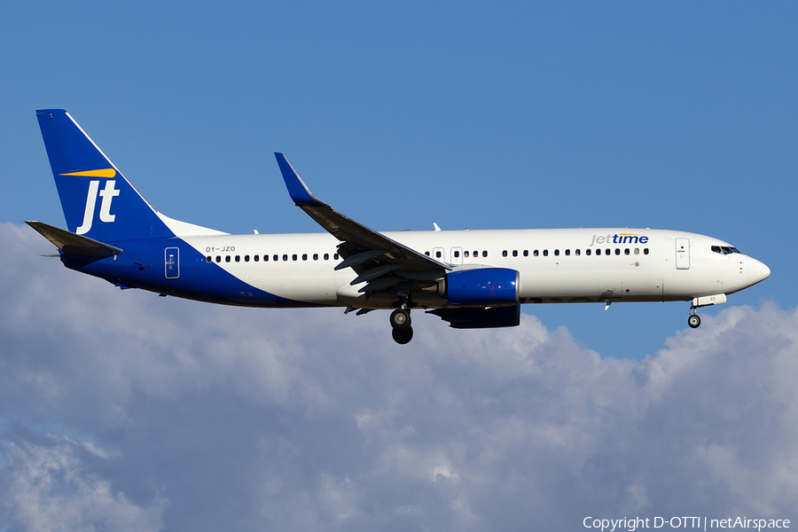 Jet Time Boeing 737-8U3 (OY-JZO) | Photo 533776