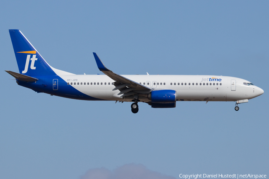 Jet Time Boeing 737-8U3 (OY-JZO) | Photo 536612