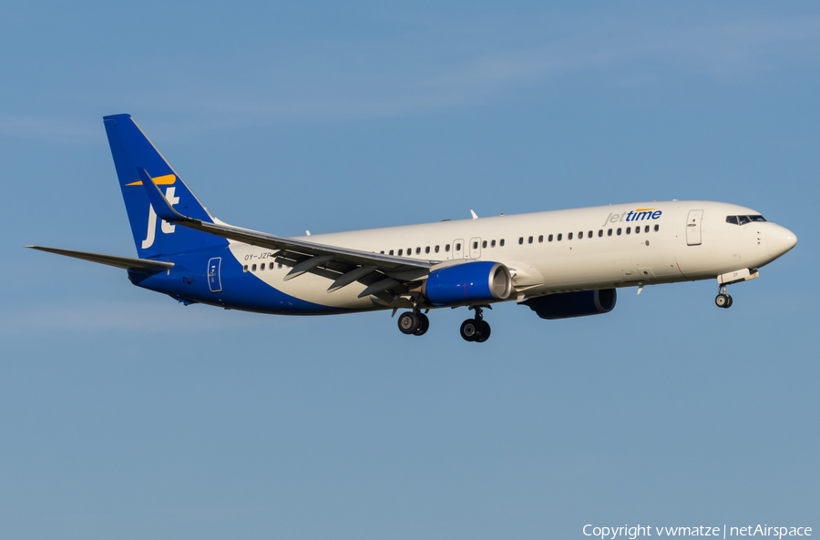Jettime Boeing 737-8U3 (OY-JZP) | Photo 565886