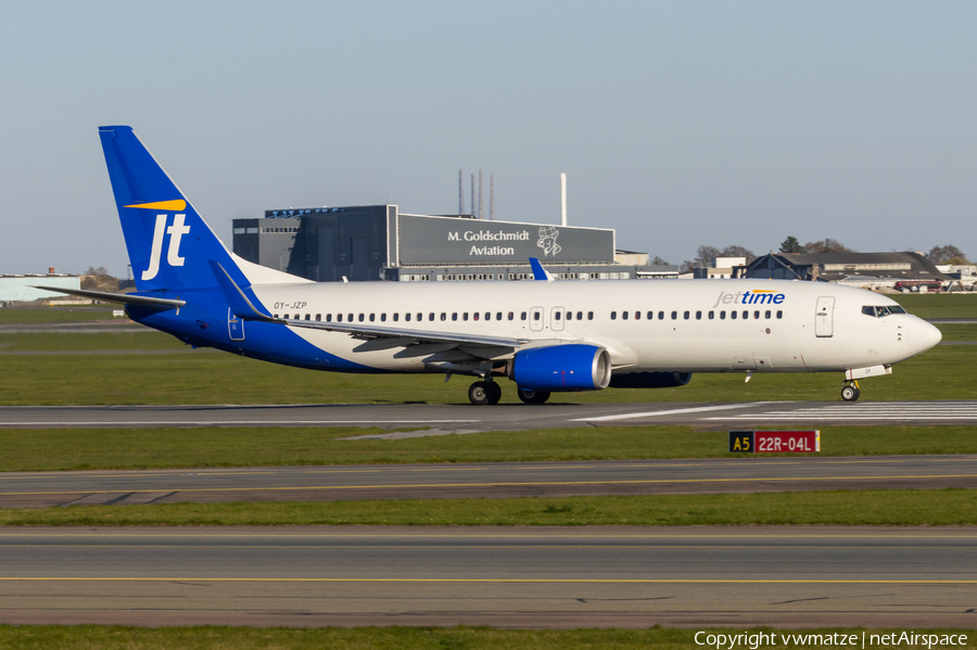 Jettime Boeing 737-8U3 (OY-JZP) | Photo 565935