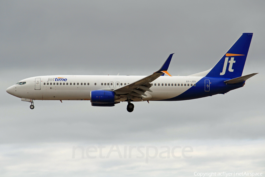 Jettime Boeing 737-8K5 (OY-JZS) | Photo 540837