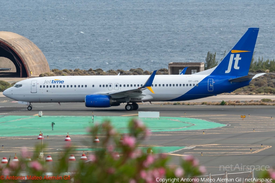 Jettime Boeing 737-8K5 (OY-JZS) | Photo 666374