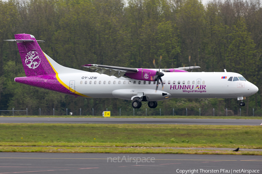 Hunnu Air ATR 72-500 (OY-JZW) | Photo 159811