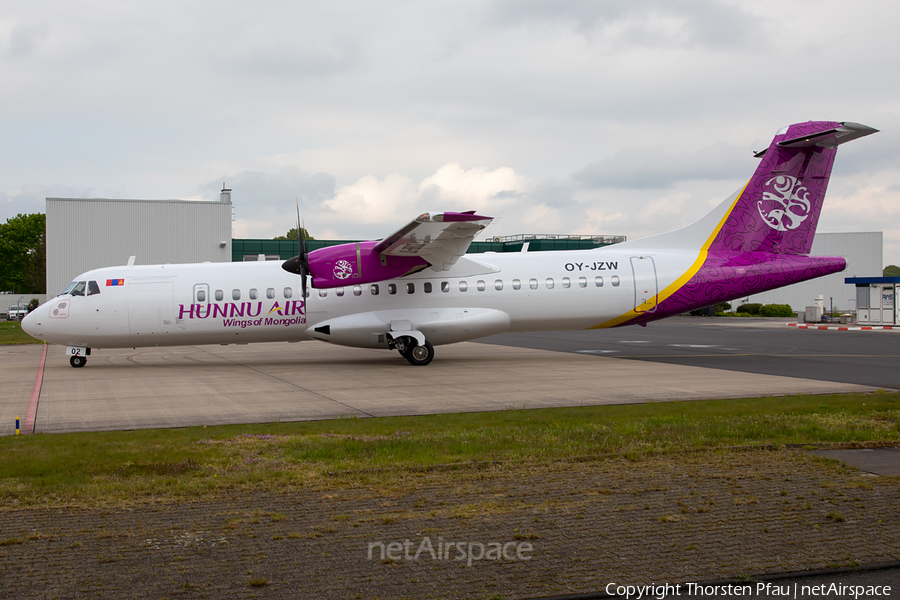 Hunnu Air ATR 72-500 (OY-JZW) | Photo 159812