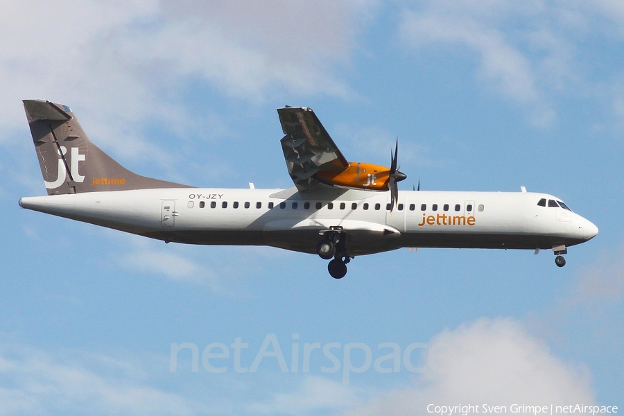 Jet Time ATR 72-500 (OY-JZY) | Photo 50819