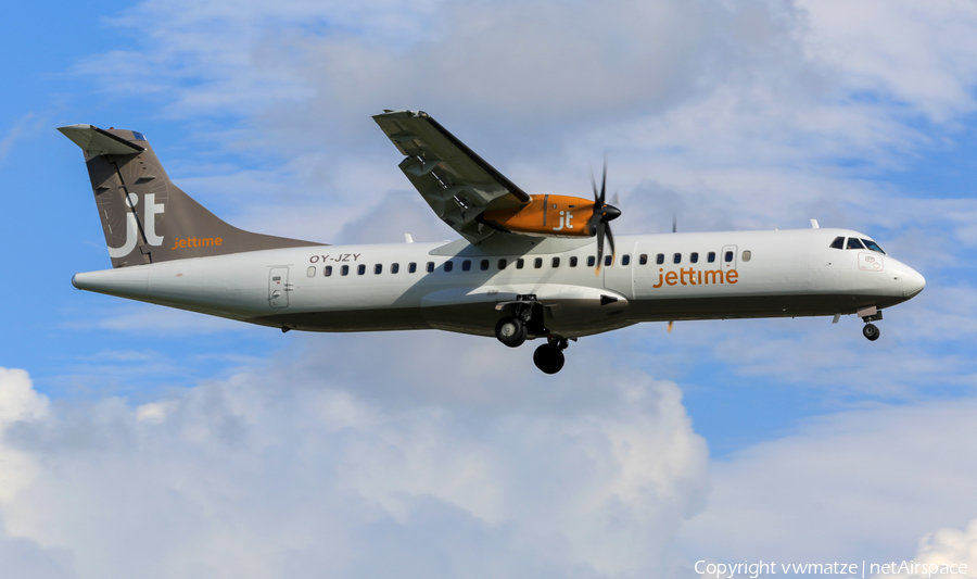 Jet Time ATR 72-500 (OY-JZY) | Photo 237527
