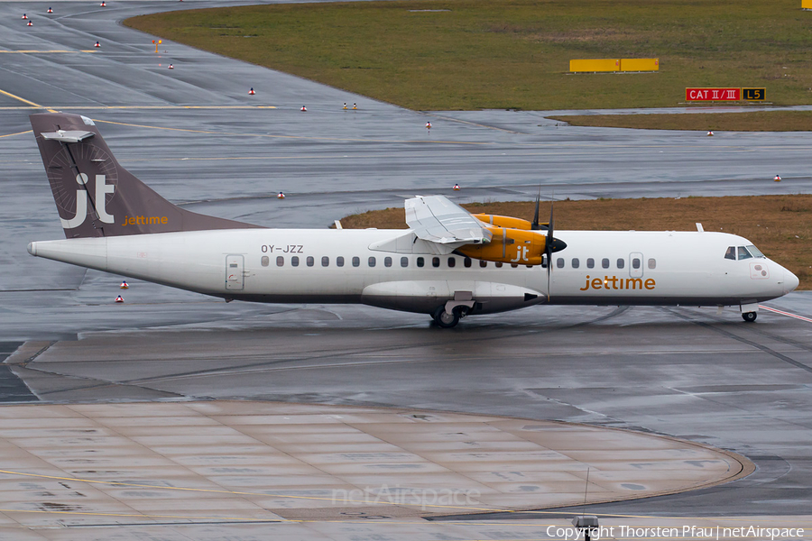 Jet Time ATR 72-500 (OY-JZZ) | Photo 102448