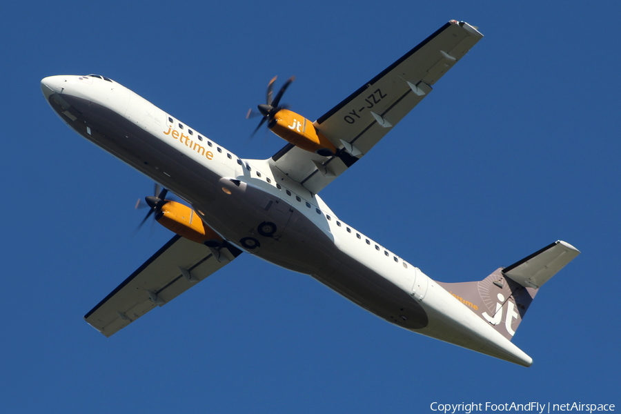 Jet Time ATR 72-500 (OY-JZZ) | Photo 147951