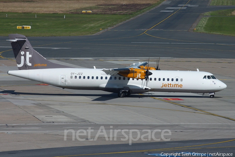 Jet Time ATR 72-500 (OY-JZZ) | Photo 51135
