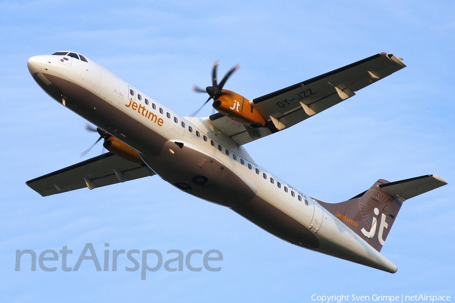 Jet Time ATR 72-500 (OY-JZZ) | Photo 66185