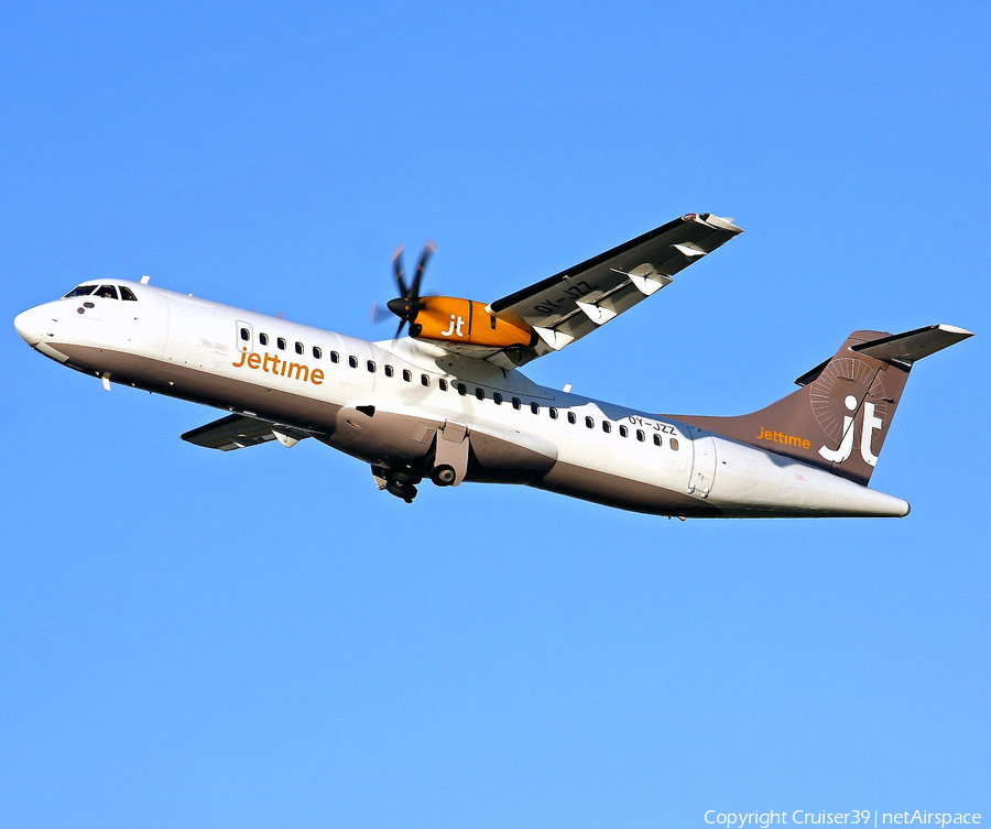 Jet Time ATR 72-500 (OY-JZZ) | Photo 67172