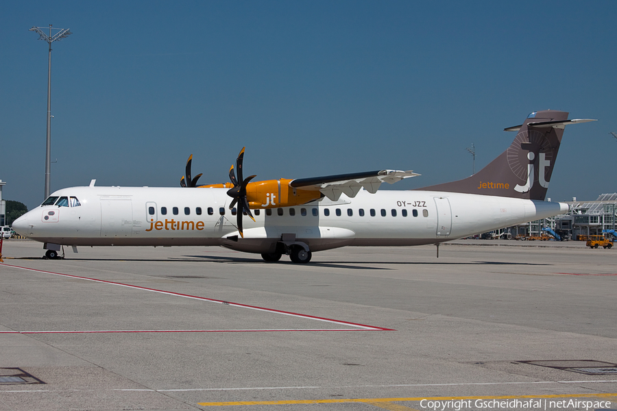 Jet Time ATR 72-500 (OY-JZZ) | Photo 79833
