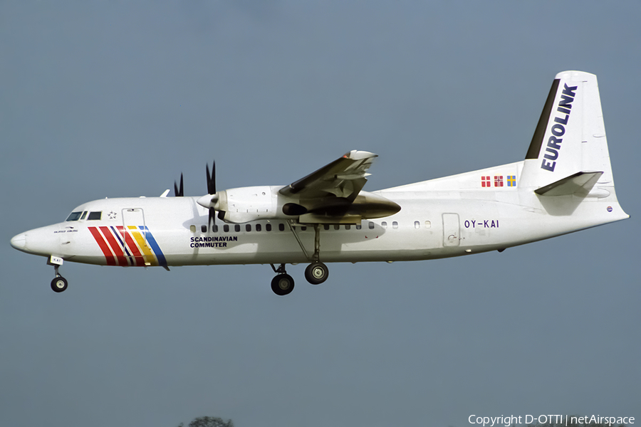 SAS - Scandinavian Commuter Fokker 50 (OY-KAI) | Photo 449338