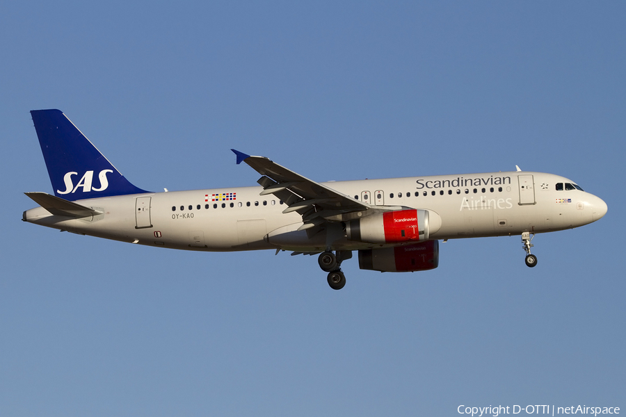 SAS - Scandinavian Airlines Airbus A320-232 (OY-KAO) | Photo 414280