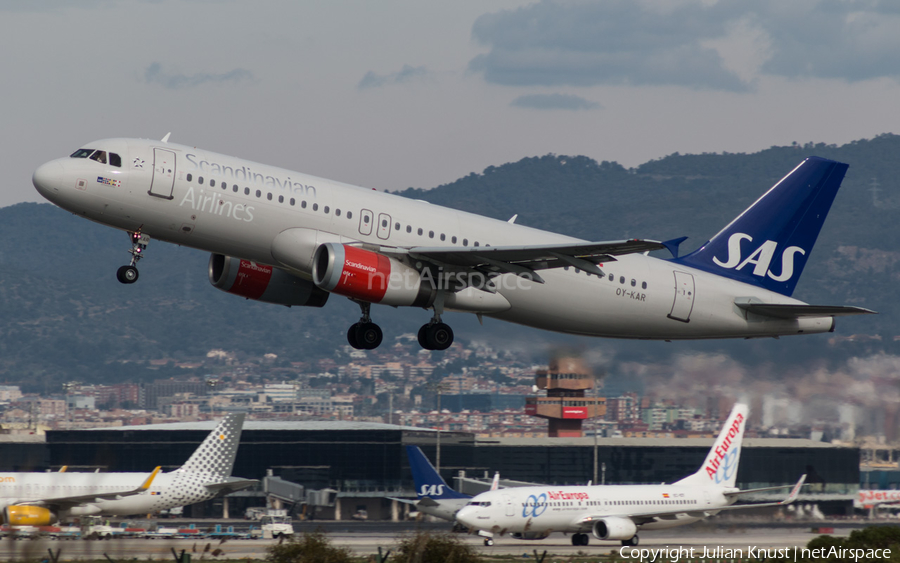 SAS - Scandinavian Airlines Airbus A320-232 (OY-KAR) | Photo 149170