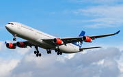 SAS - Scandinavian Airlines Airbus A340-313X (OY-KBA) at  London - Heathrow, United Kingdom