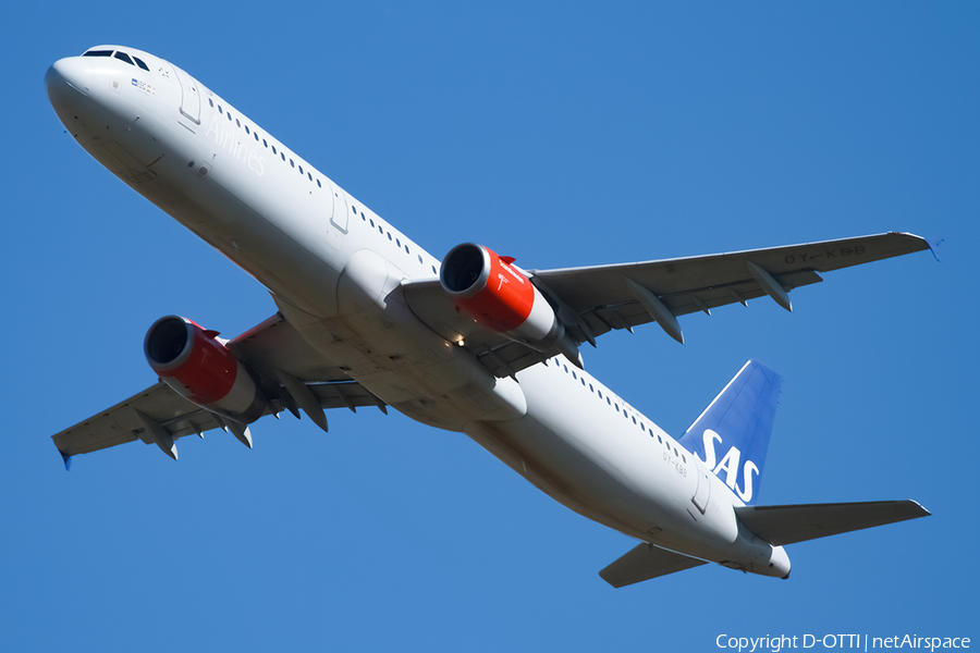 SAS - Scandinavian Airlines Airbus A321-232 (OY-KBB) | Photo 412766