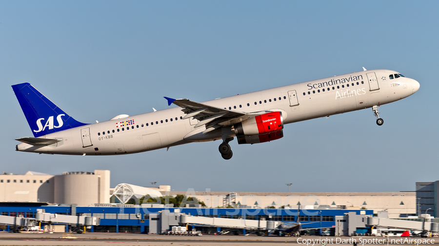 SAS - Scandinavian Airlines Airbus A321-232 (OY-KBB) | Photo 267716