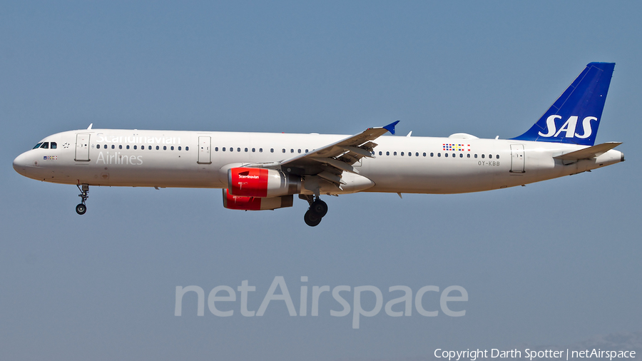 SAS - Scandinavian Airlines Airbus A321-232 (OY-KBB) | Photo 376002