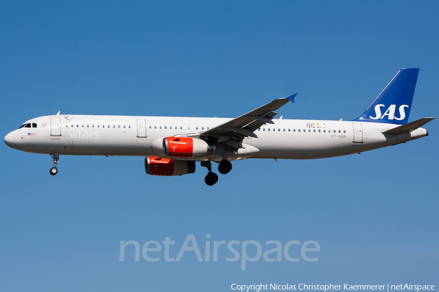 SAS - Scandinavian Airlines Airbus A321-232 (OY-KBB) | Photo 121531