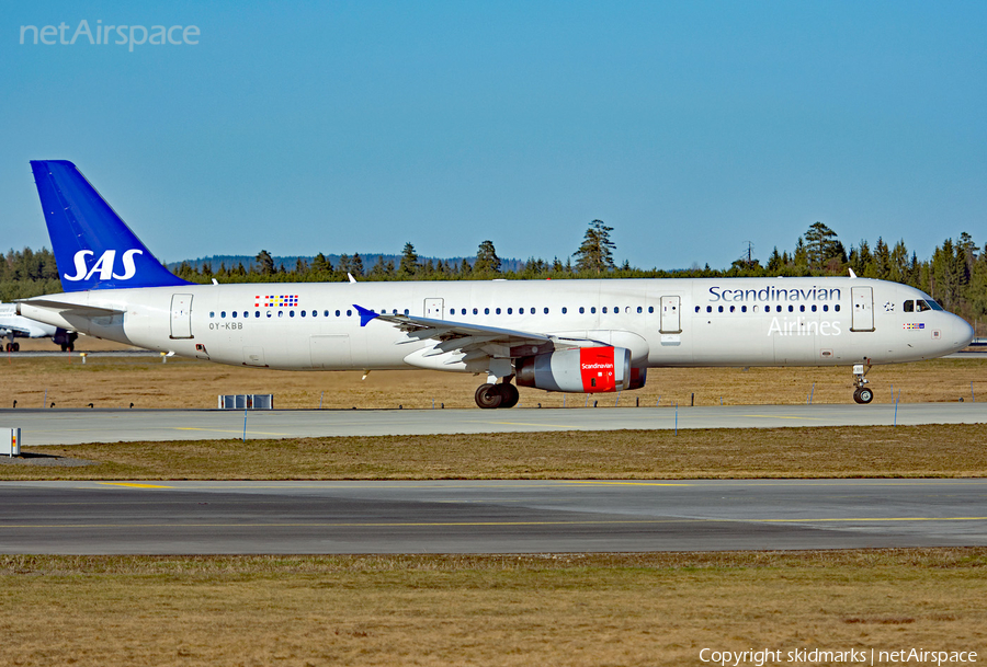 SAS - Scandinavian Airlines Airbus A321-232 (OY-KBB) | Photo 163134