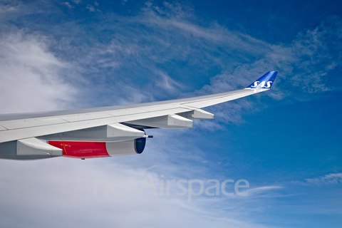 SAS - Scandinavian Airlines Airbus A340-313X (OY-KBC) at  In Flight, China