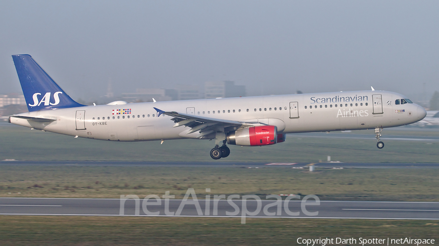 SAS - Scandinavian Airlines Airbus A321-232 (OY-KBE) | Photo 356623