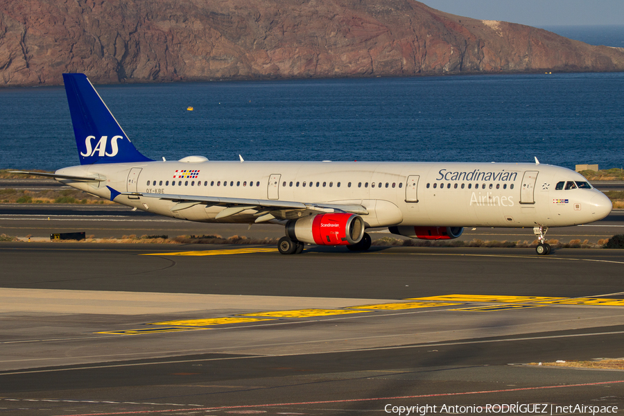 SAS - Scandinavian Airlines Airbus A321-232 (OY-KBE) | Photo 303694