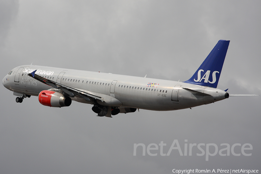 SAS - Scandinavian Airlines Airbus A321-232 (OY-KBE) | Photo 282254