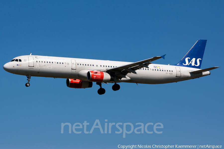 SAS - Scandinavian Airlines Airbus A321-232 (OY-KBE) | Photo 121528