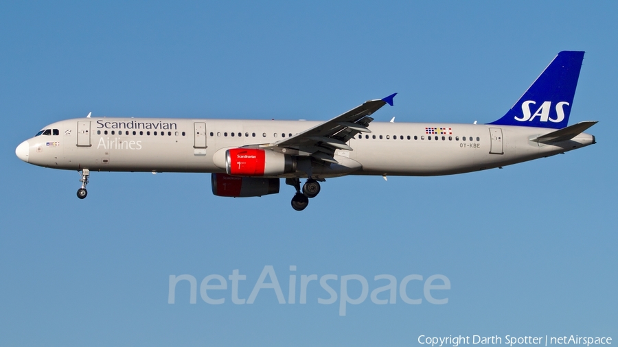 SAS - Scandinavian Airlines Airbus A321-232 (OY-KBE) | Photo 182415