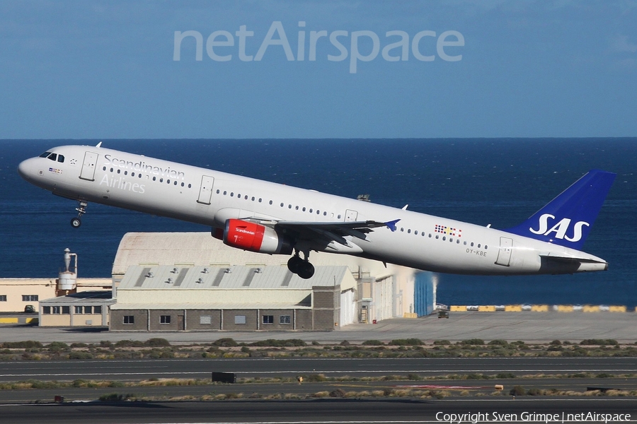 SAS - Scandinavian Airlines Airbus A321-232 (OY-KBE) | Photo 105443